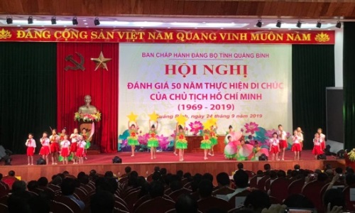 Quảng Bình tổ chức hội nghị đánh giá 50 năm thực hiện Di chúc của Chủ tịch Hồ Chí Minh (1969-2019)